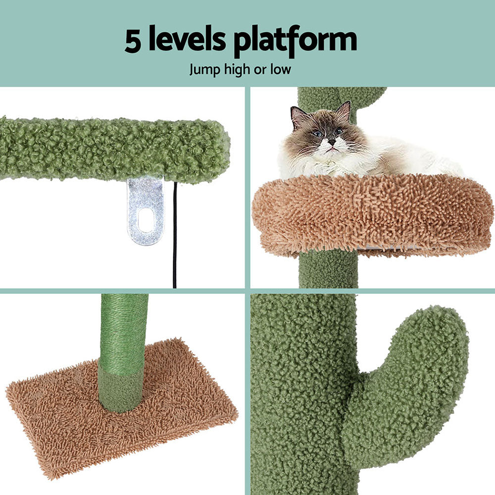 🐱 i.Pet 290cm Cat Tree | Floor-to-Ceiling Scratching Post & Bed