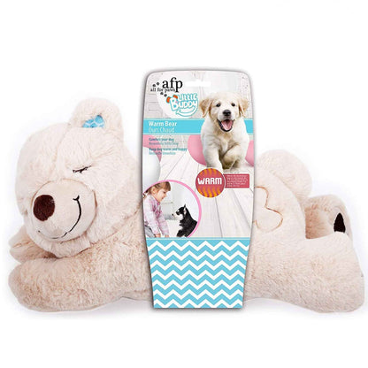🐾 Puppy Warm Bear Toy | Plush Comfort Heat Pack for Sleep Aid & Relaxation 🐶